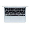 Ноутбук Apple MacBook Air 13.6" 2025, M4 10-CPU/10-GPU, RAM 16 ГБ, SSD 1 ТБ, голубой|sky blue, Для других стран Z1H70014V